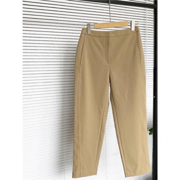 九分煙管褲彈力抗皺垂墜感西褲職業褲中腰小腳褲女25新款秋小個子