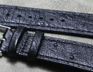 優樂悅~蘋果手動快拆柔軟耐用鴕鳥皮薄型18mm19mm20mm21mm22mm真皮手表鏈