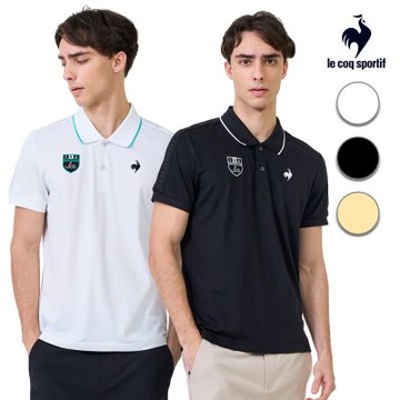 法國公雞 涼感機能紡絲短袖POLO衫 男款 三色 LWX21343