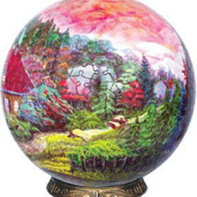 絕版拼圖 - UN-1028 球型拼圖 鄉村拼圖540片"此商品為絕版品"