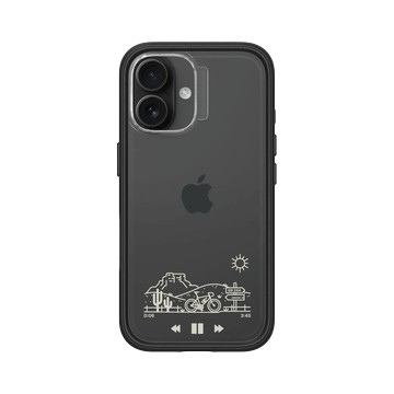 iPhone 16 Mod NX 黑 - Nature Explorers 自然探索指南 - 單車獨旅