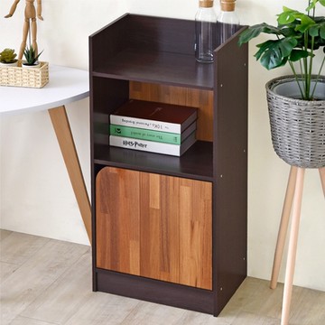 HOPMA家具 美學二格一門收納櫃 台灣製造 置物書櫃 儲藏玄關櫃-寬41.5 x深30x高80cm