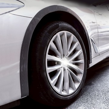 碳纖維輪眉防撞條 1.5米 輪眉貼 輪弧貼 汽車防撞條 車用防撞條 車身飾條 卡夢 車身裝飾【CW0053】普特汽車精品