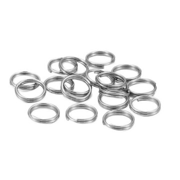 全尺寸不銹鋼強力雙圈 diy飾品配件鑰匙扣 八字連接環轉環連接器