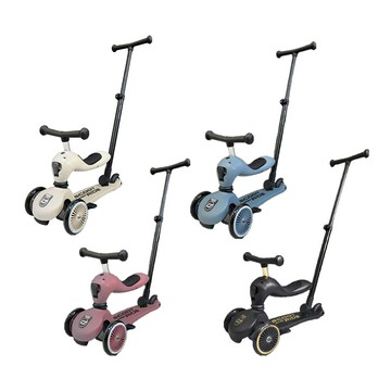 奧地利 Scoot&Ride Highwaykick 1 Push&Go 二合一滑步滑板車｜多色可選【悅兒園婦幼生活館】
