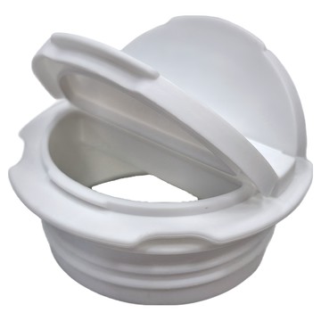 FaSoLa 多功能封口雙開蓋 白色 3.2cmx7.5cm  1組