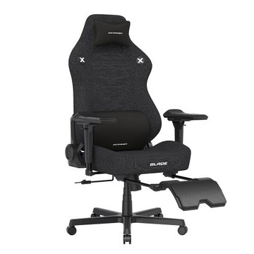 DXRACER 利刃豪華款 電競賽車椅(6D扶手/布面黑色)