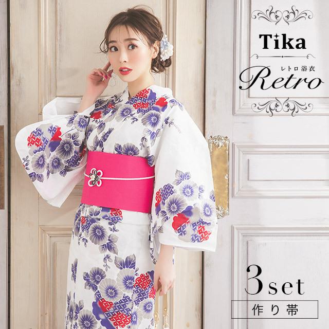 ハローキティ 浴衣・帯セット M/L ピンク　ビンテージ　値下げ ハローキティ 浴衣・帯セット M/L ピンクビンテージ値下げ