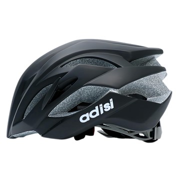 adisi 自行車帽 輕量設計 耐熱抗衝擊聚碳酸酯材質 19個通風孔  L-XL(58-62cm)  霧黑  1個