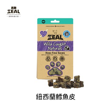 ZEAL真摯天然風乾零食-紐西蘭鱈魚皮125g