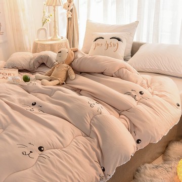 冬季加厚保暖被子冬被學生宿舍春秋棉被芯單人空調被雙人太空被褥