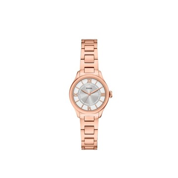 Gilmore 優雅玫瑰金飾羅馬數字女錶 玫瑰金色不鏽鋼鍊帶 28 MM ES5420