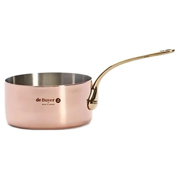 de Buyer 畢耶 契合銅鍋黃銅柄系列 迷你醬料銅鍋  9cm  1個