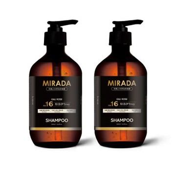 MIRADA 特洛伊 Tory No.16 玫瑰之水香氛豐盈洗髮露500ml 三入組 效期到2027/3