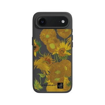 iPhone Air SolidX 黑 - Van Gogh Museum - 向日葵-透明