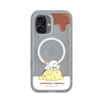 iPhone 17 AirX 流變灰 - 三麗鷗-布丁狗＆大耳狗綜合圖 Mix Characters - 慵懶系列-午後時光