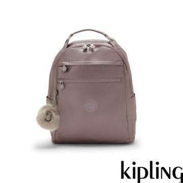 Kipling 金屬摩卡多袋實用後背包-MICAH