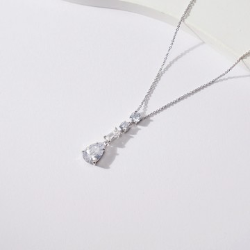 SOIRÉE BY N.Y. 蒔華芮︱星瀑月影項鍊(銀色)