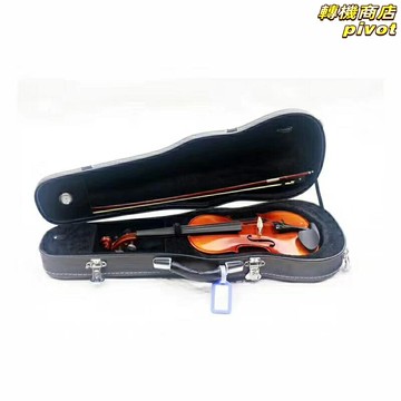 【復古金屬鎖釦】小提琴皮箱 琴盒 樂器盒 提琴盒 木胎琴盒 皮革外皮 金屬配件 加厚防撞 專業演奏級 樂器收納保護