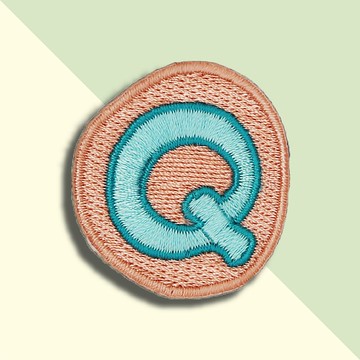 童趣刺繡貼-Q