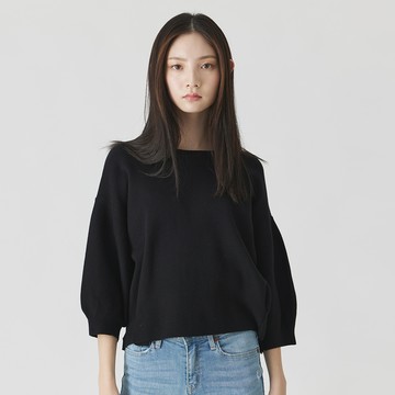 ★熱賣千件回歸!!!★仙女姊姊七分袖甜美上衣(黑色)-女