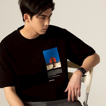 DAKYAM 2023 Last Song in Sahara 沙漠吉他印花短袖TEE恤