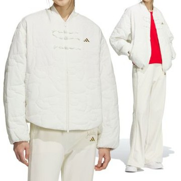 Adidas NYR LT PAD JKT 女款 白色 輕量 加厚 鋪棉 運動 休閒 外套 KH2664