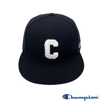 Champion 官方直營-中性- 大C LOGO HY 毛巾繡版帽-黑色（381-0184-BLACK）