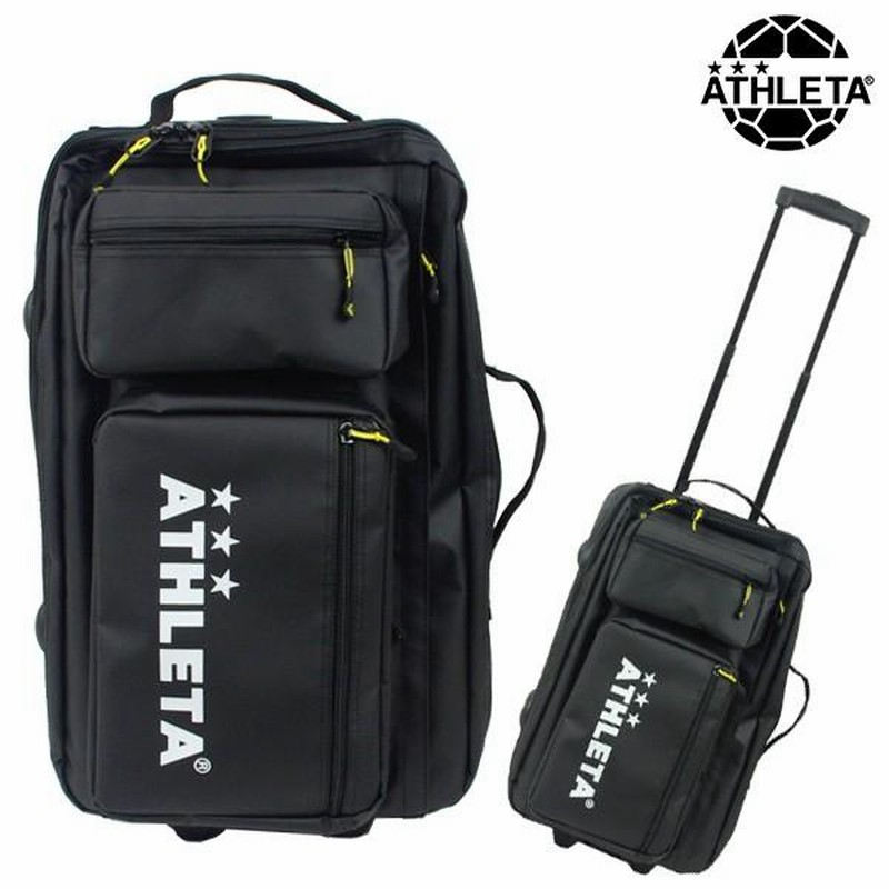 ATHLETA キャリーバッグ キャスター付き 黒 ATHLETA アスレタ ソフト