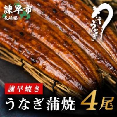 ふるさと納税 諫早市  うなぎ蒲焼4尾