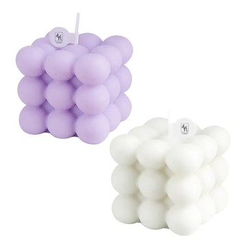 *AMARA 心情方塊系列 蠟燭-牛奶雲/紫霧夢