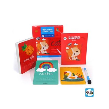 JoanMiro 原創美玩 可擦寫學習卡-趣味單字