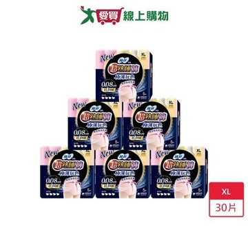 蘇菲超熟睡褲極薄玩色XL 5片 x 6入(共30片)【愛買】