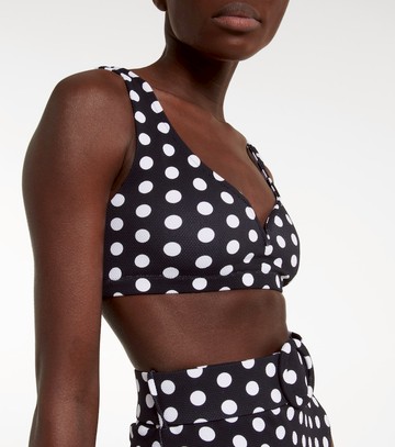 Alexandra Miro Kamala polka-dot bikini top
