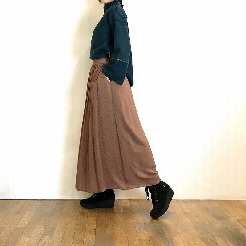 パシオーネ passione 黒 配信 mal タフタギャザー ロングスカート パシオーネ PASSIONE スカート ギャザー ロング マキシ丈