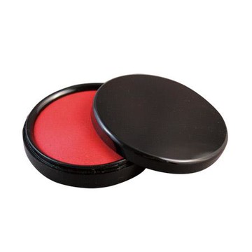 利百代LIBERTY明色朱肉布面印泥75/直徑80mm