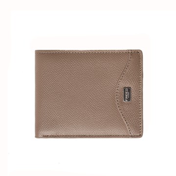 【FREED】經典 Epsom 粒面真皮短夾 - 沙丘棕 生日送禮 升遷賀禮 男生禮物 男性 聖誕節 交換禮物