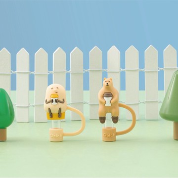 美好森活系列 矽膠防塵【細】吸管蓋(2款)