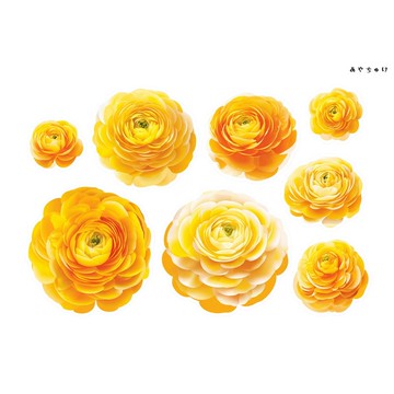 【10月新品4】20-22-0155 裁切紙・拼貼素材 陸蓮花