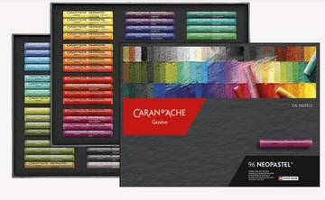 瑞士 CARAN D'ACHE 卡達 NEOPASTEL 專家級油性粉彩 96色7400.396【APP滿額下單10%點數(單一帳號最高5000點)】1/31止
