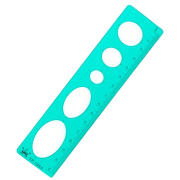 徠福 15cm-高中數學尺