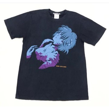 只做好物！萬千美式集合店！EVA綾波麗動漫復古做舊水洗vtgT恤