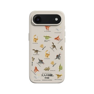 iPhone Air SolidX 貝殼灰 - 大人の図鑑 - 恐龍編_大集合
