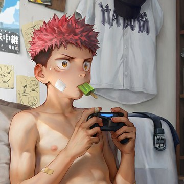 杯面老師咒術回戰虎杖悠仁同人周邊色紙立牌徽章鑰匙