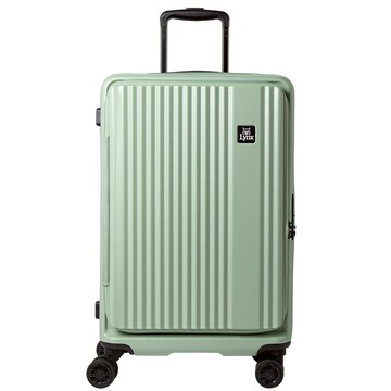 26吋前開行李箱(防爆拉鏈、避震雙排輪、TSA海關鎖、耐摔耐刮、可加大)