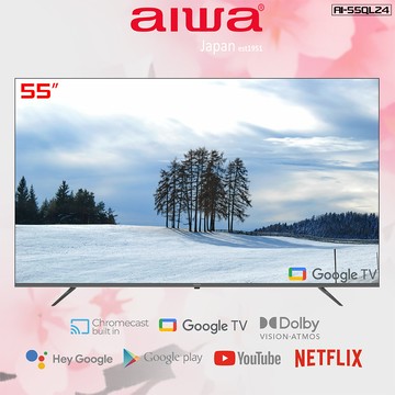 【Aiwa 日本愛華】55吋 4K QLED AI-55QL24 智慧型顯示器_廠商直送