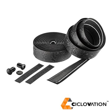 《CICLOVATION》高階款皮質觸感手把帶 黑鑽之王 握把帶/手把/把手/單車/自行車