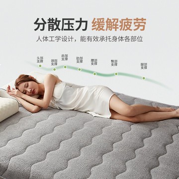 加厚羊羔絨床墊軟墊家用榻榻米宿舍單人學生寢室床海綿床褥墊被子