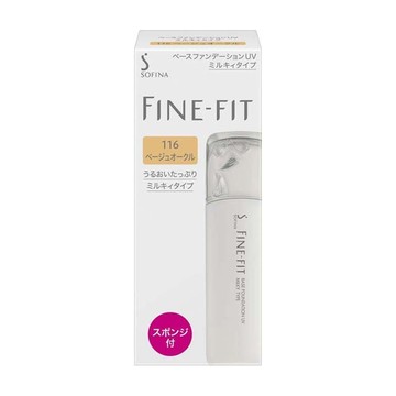 SOFINA FINE-FIIT Based Foundation UV Milky Type 116 Beige Oakle 25G