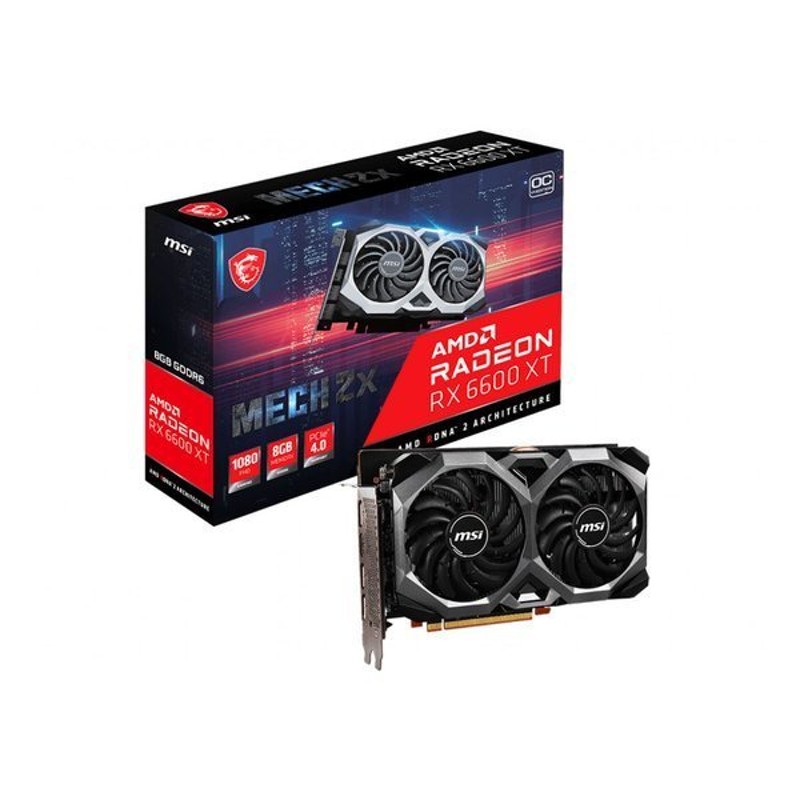 MSI エムエスアイ グラフィックボード Radeon RX6600XT 8GB RADEON RX6600 XT MECH 2X 8G OCV1  (2529115) 通販 LINEポイント最大0.5%GET | LINEショッピング